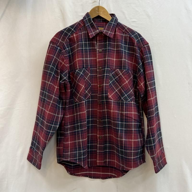 USED 古着 シャツ、ブラウス 長袖 ST.JOHN'S BAY セントジョンズベイ 90s ヘビーネルシャツ