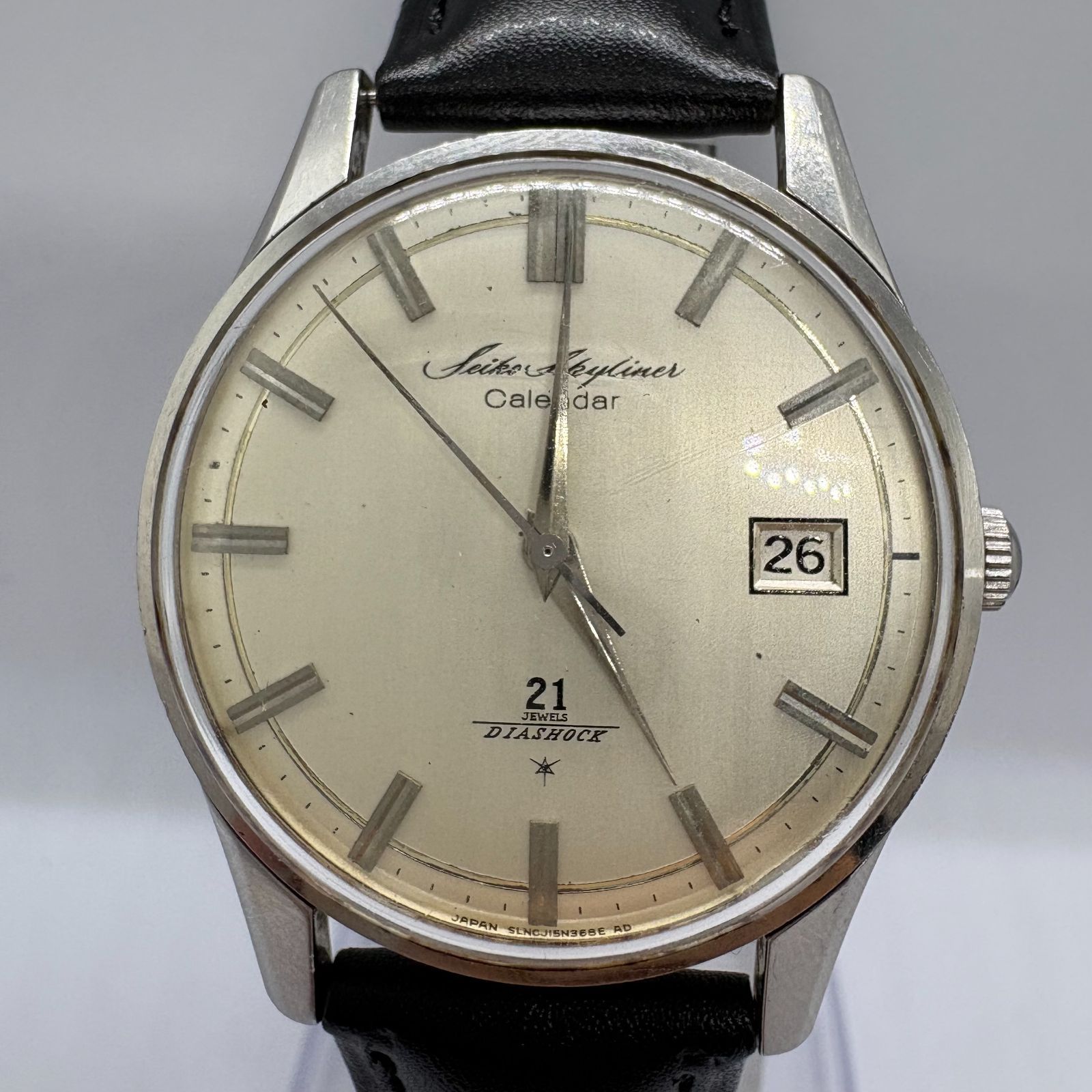 SEIKO セイコー スカイライナー カレンダー 手巻き 腕時計 メンズ 