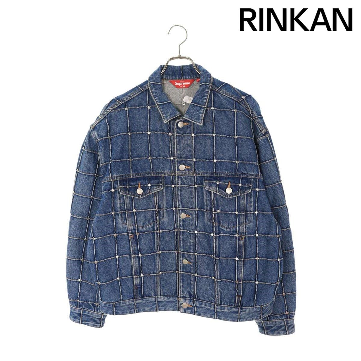 starteam スタッズ　デニムジャケット　M シュプリーム 25SS Studded Seam Denim Trucker Jacket スタッズ