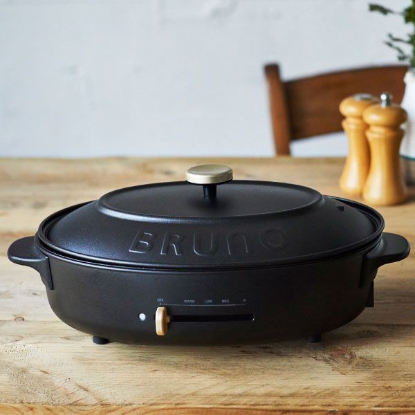 ブルーノ ホットプレート オーバル プレート2種 深鍋 焼肉 たこ焼き器