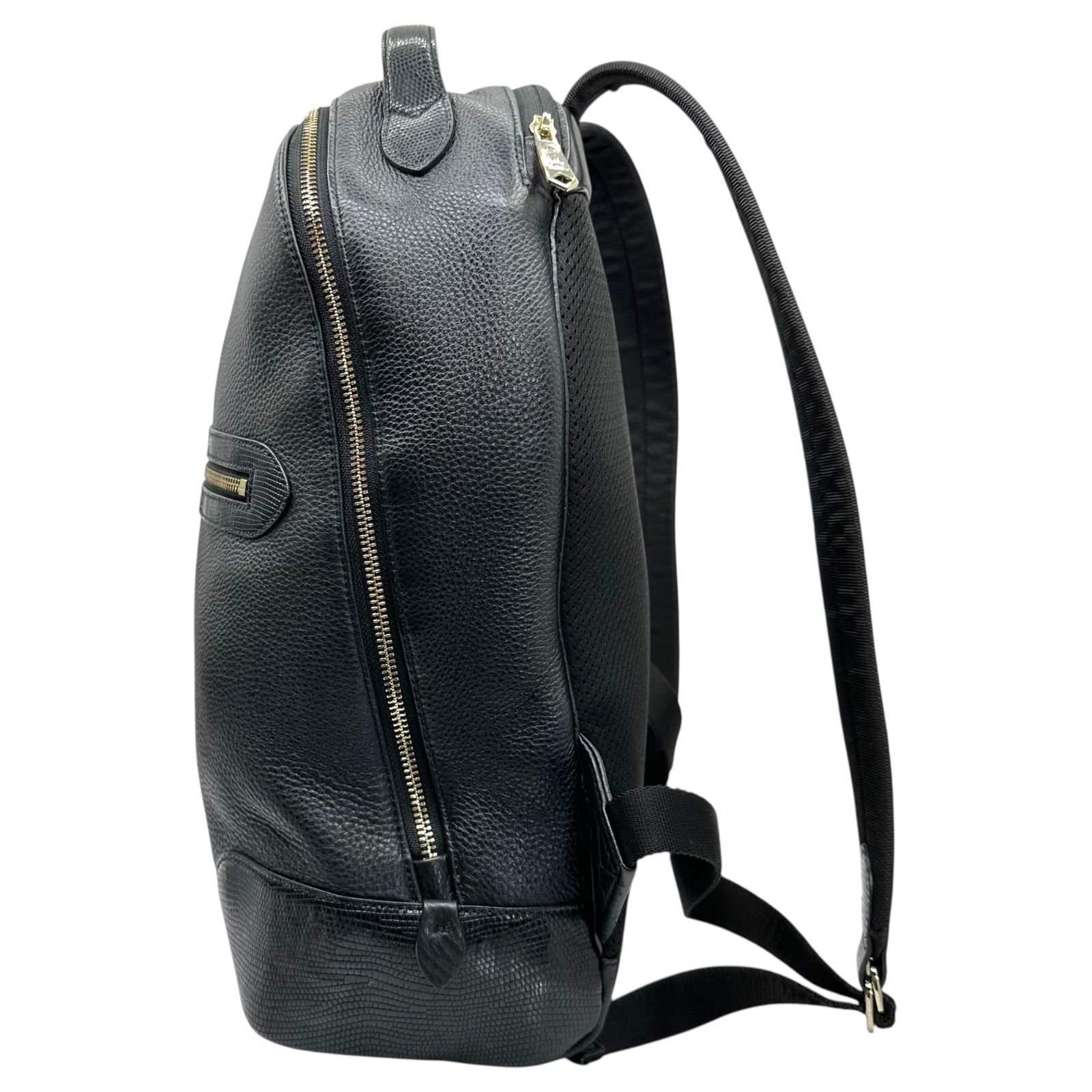 PAUL SMITH(ポールスミス) Embossed Leather Daypack Backpack