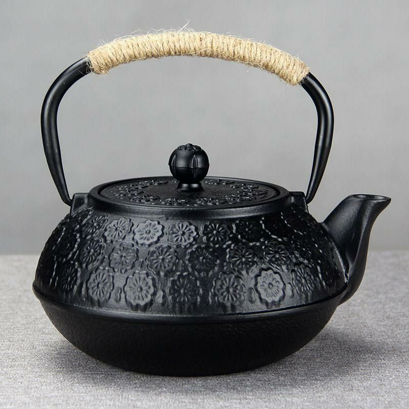 職人手作り鉄器 老鉄瓶 壺 鉄やかん 鉄分補給 鉄びん 1000ml