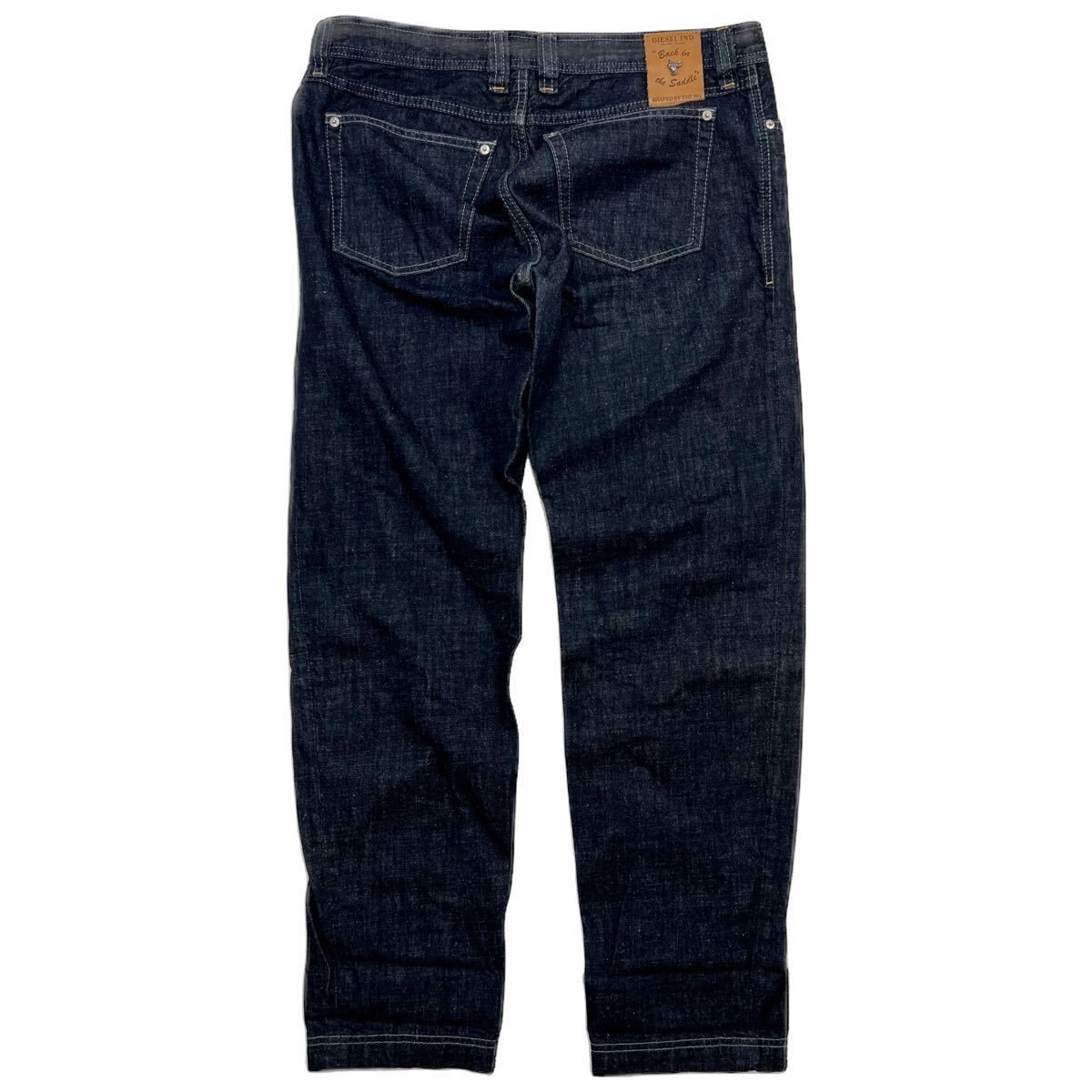 DIESEL ☆ Back In The Saddle 濃紺 デニムパンツ テーパード ジーンズ 