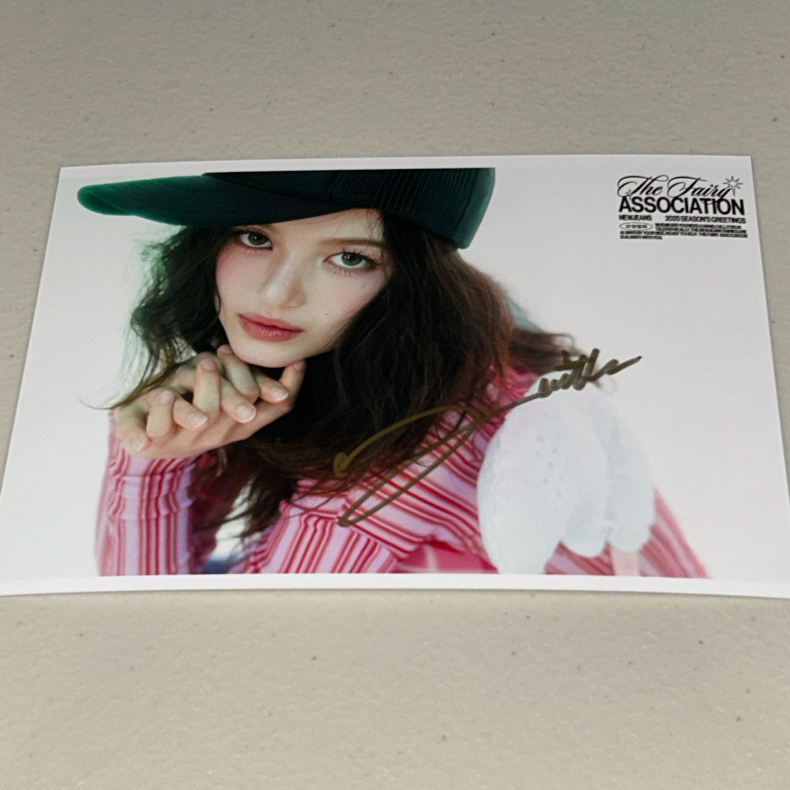 NewJeans(NJZ) 直筆サイン スチール写真(2Lサイズ)5枚セット