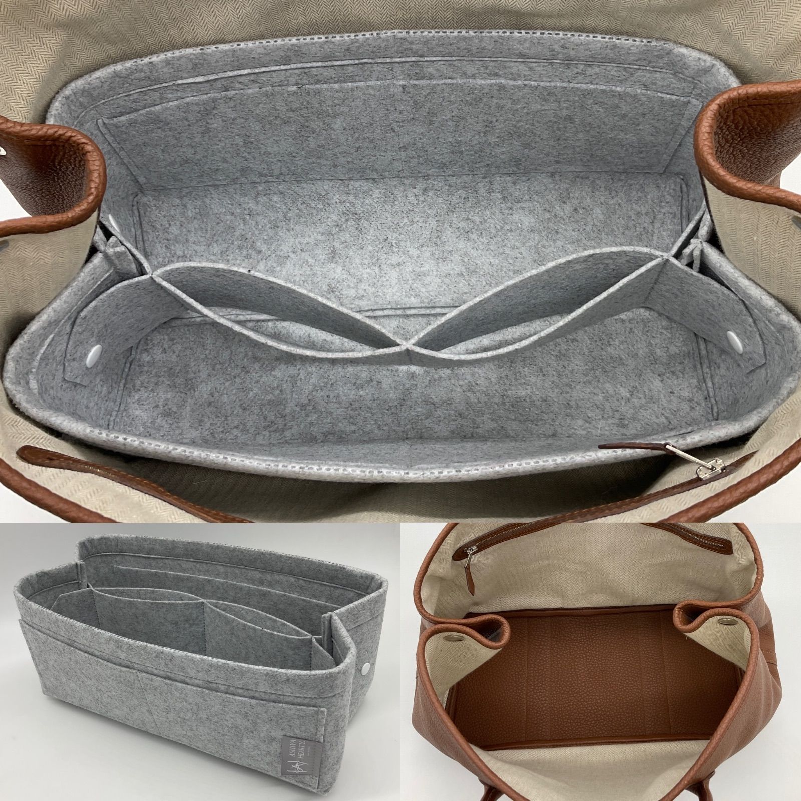 HERMES エルメス ガーデンパーティ PM トートバッグ ネゴンダ ブラウン 