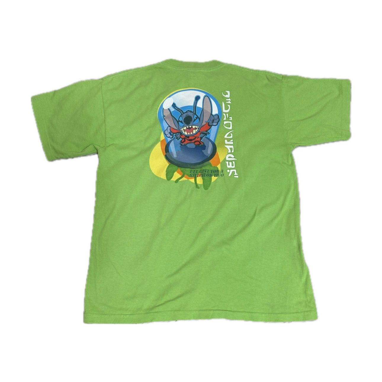 スティッチ グレートエスケープ ディズニー古着 Tシャツ(Kids XL