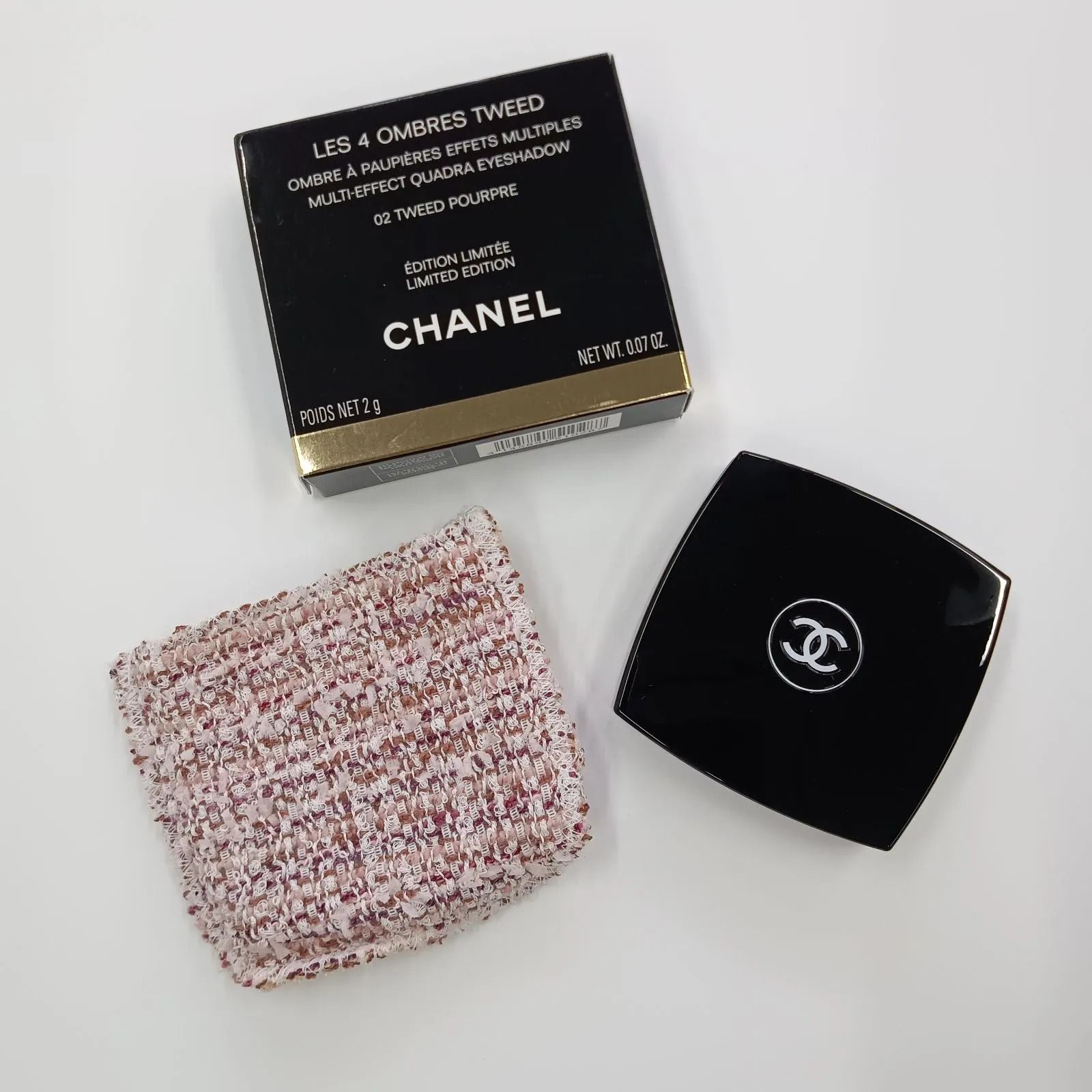 L764 K CHANEL シャネル レ キャトル オンブル ツイード 02 ツイード