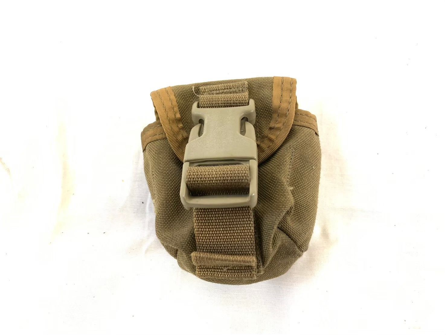 米軍放出品】M67 グレネードポーチ 2個 フラグポーチ コヨーテ