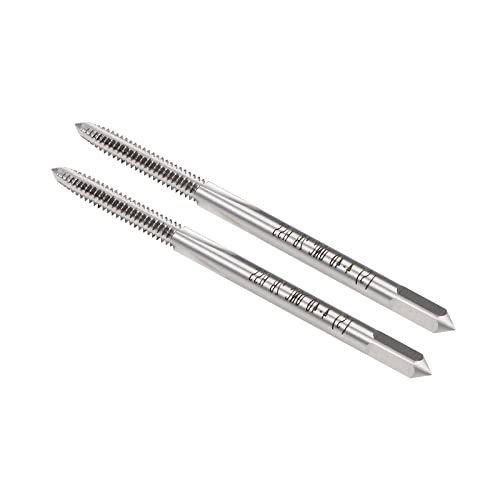 4#-40 UNC CoCud ねじ切りタップ 4#-40 UNC スレッド 2B 高速鋼 マシン 3ストレートフルート ねじ切り工具 応用：タップドリル用マシン 2個入り