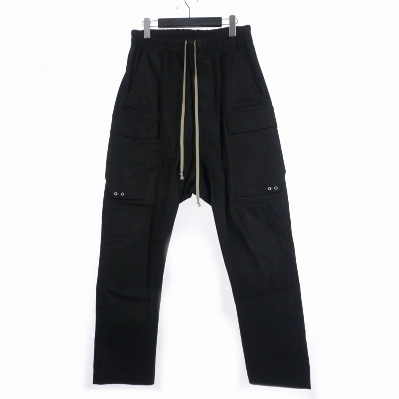 19SS Rick Owens コーティングサルエルジョガーパンツ【46】 最終値下げ‼️Rick Owensサルエルパンツ イージー 46 S 最終