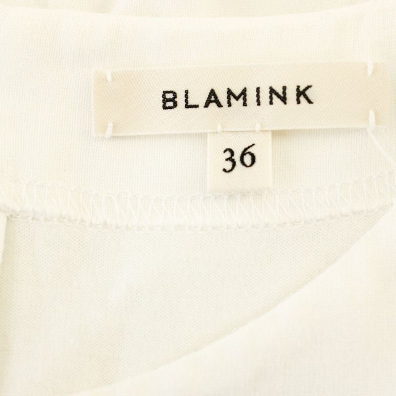 ブラミンク BLAMINK 22SS クルーネックギャザーショートスリーブ