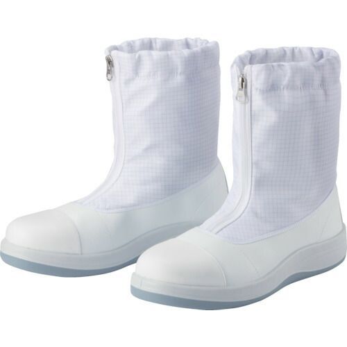 ミドリ安全 トウガード付 先芯入りクリーン静電靴 ハーフフード ２４ ０ＣＭ