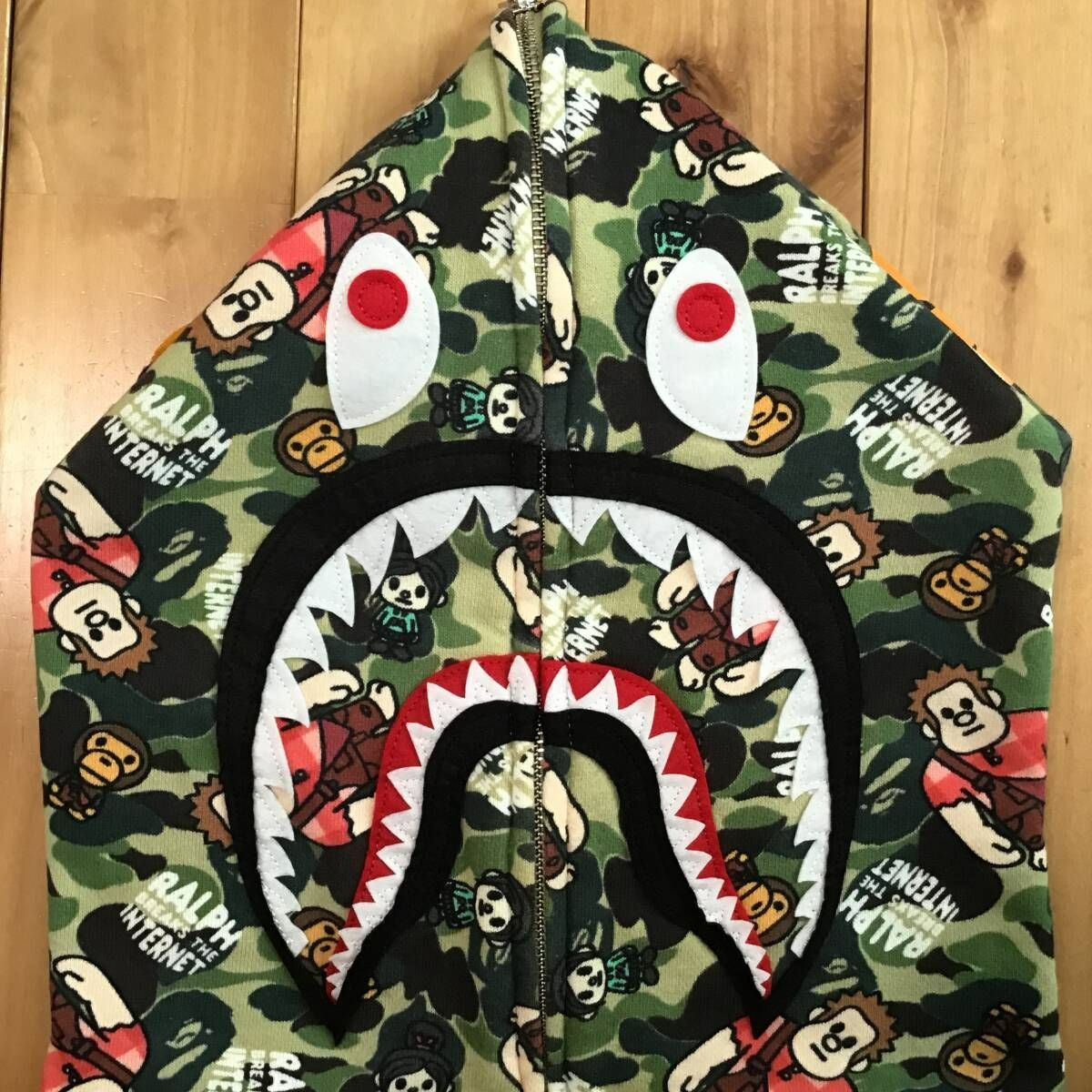 ☆2XL☆ シュガーラッシュ マイロ シャーク パーカー ABC camo shark  