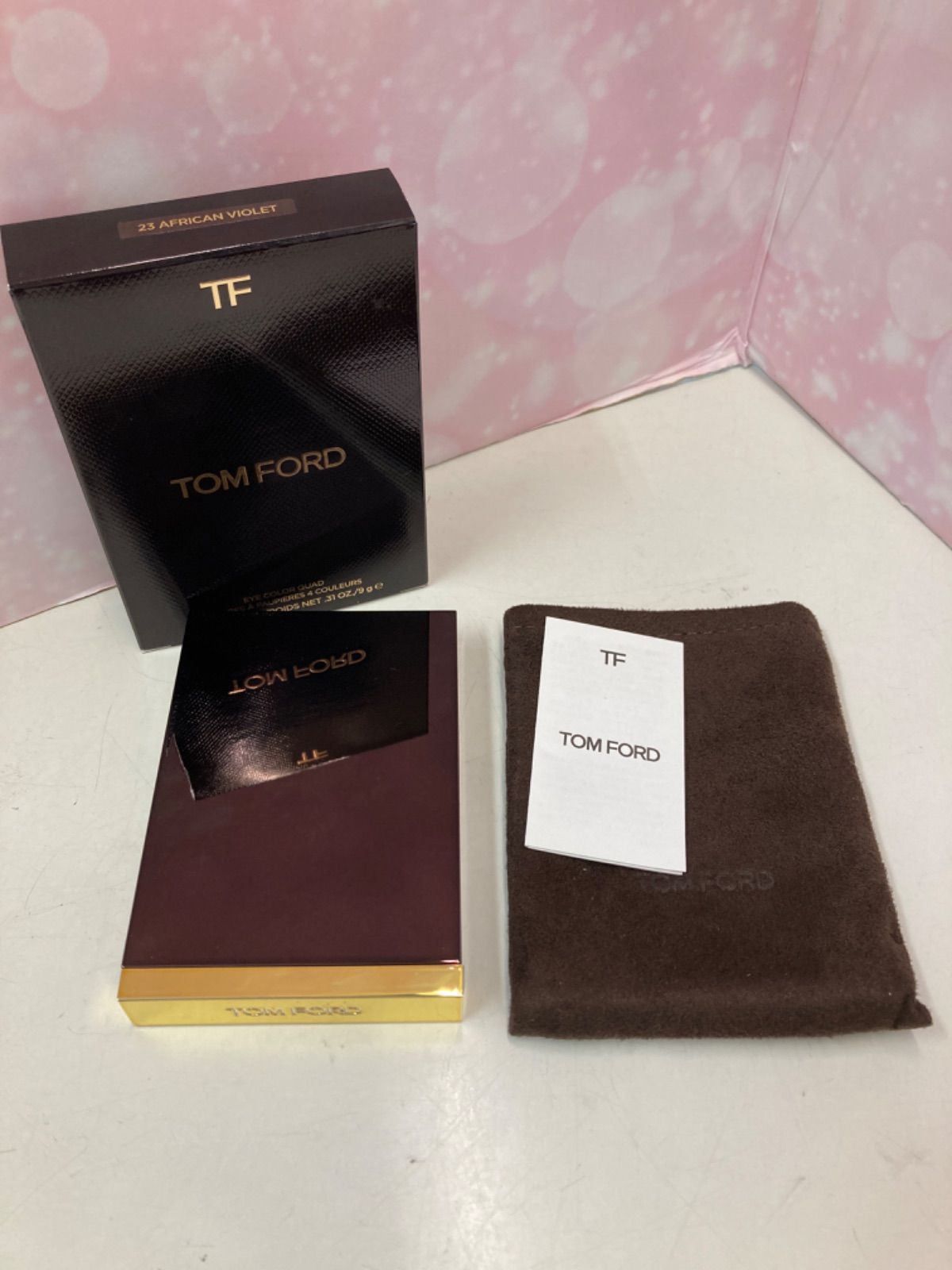 【広店】【未使用】TOM FORD　アイカラー　クォード　23　アフリカンバイオレット【136-0128】