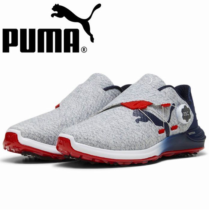 プーマ 2025 ファントムキャット ニトロ ディスク 379208-04 スパイクレス ゴルフシューズ PUMA