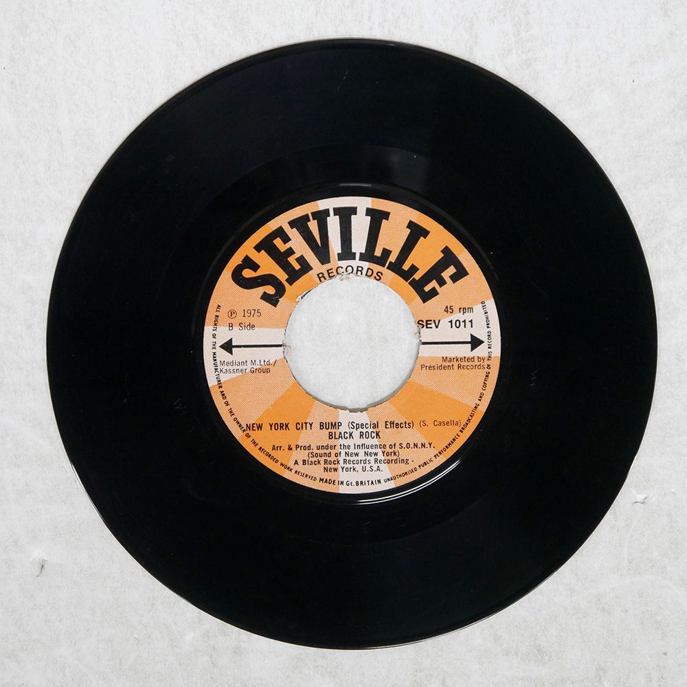 UK盤 BLACKROCK/NEW YORK CITY BUMP/SEVILLE SEV1011 7