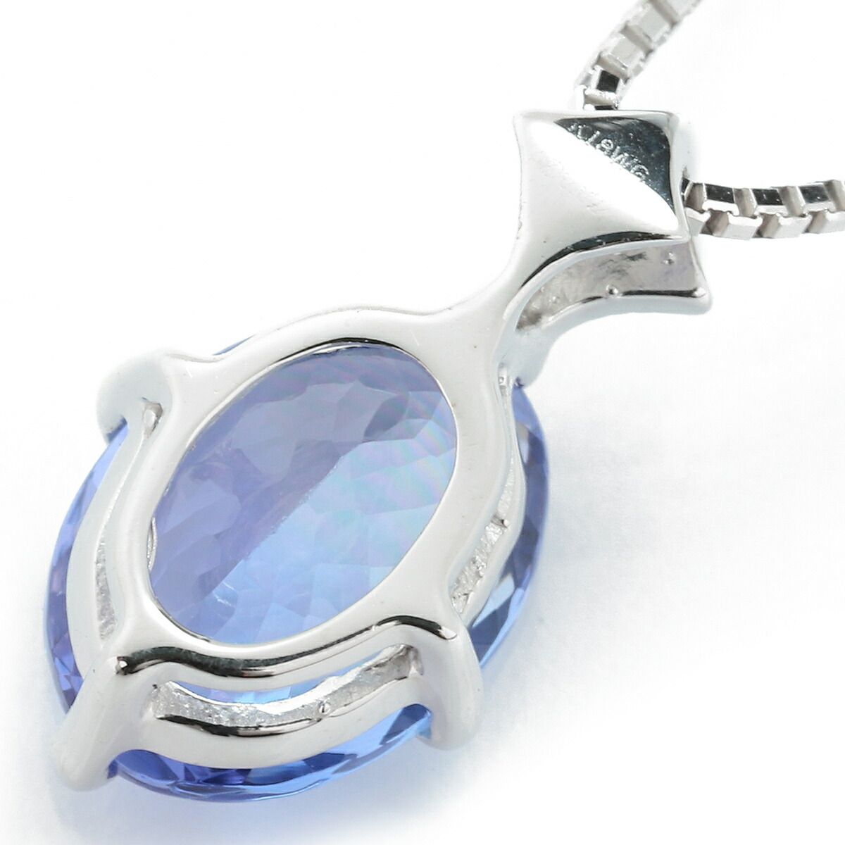 ペンダント タンザナイト 1.2ct ダイヤモンド K18 中古 プレラブド  
