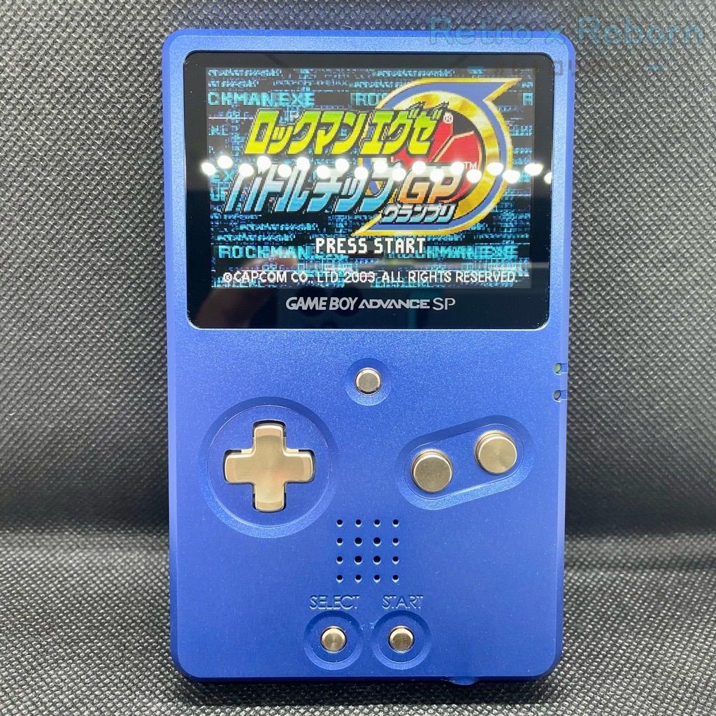 BOXY PIXEL】GBA SP アルミシェル＆IPS液晶 - 携帯用ゲーム本体