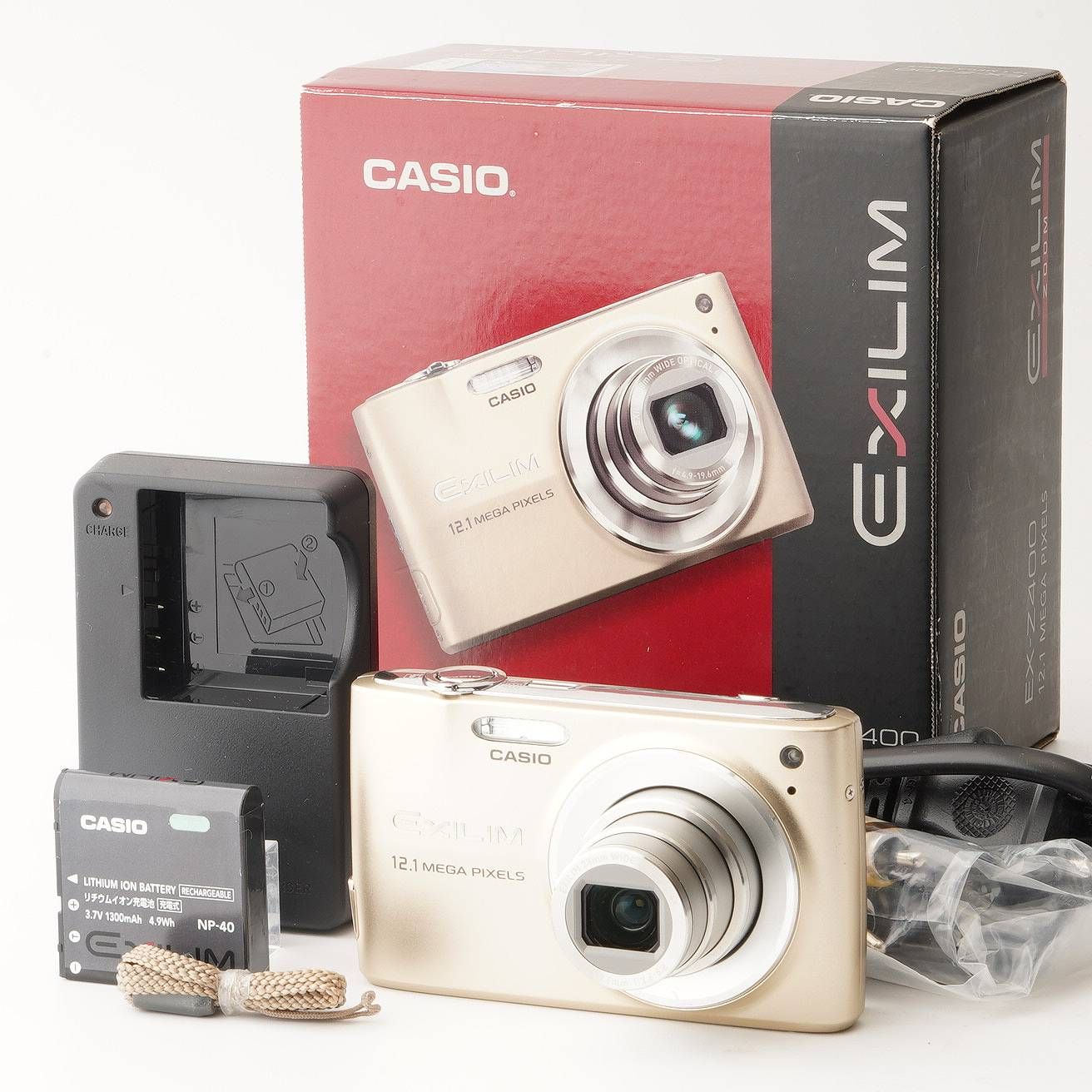 Casio EXILIM EX-Z400 ゴールド コンパクトデジタルカメラ - メルカリ