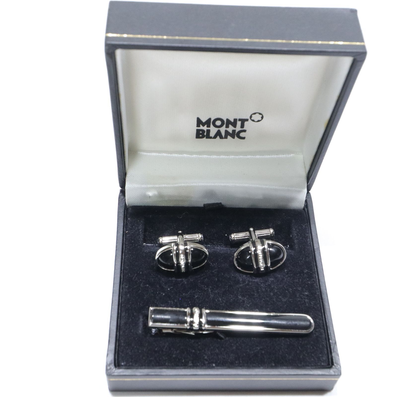 MONT BLANC モンブラン ネクタイピン 黒 MONTBLANC - モンブラン ネクタイピン - 金属素材 の通販 by