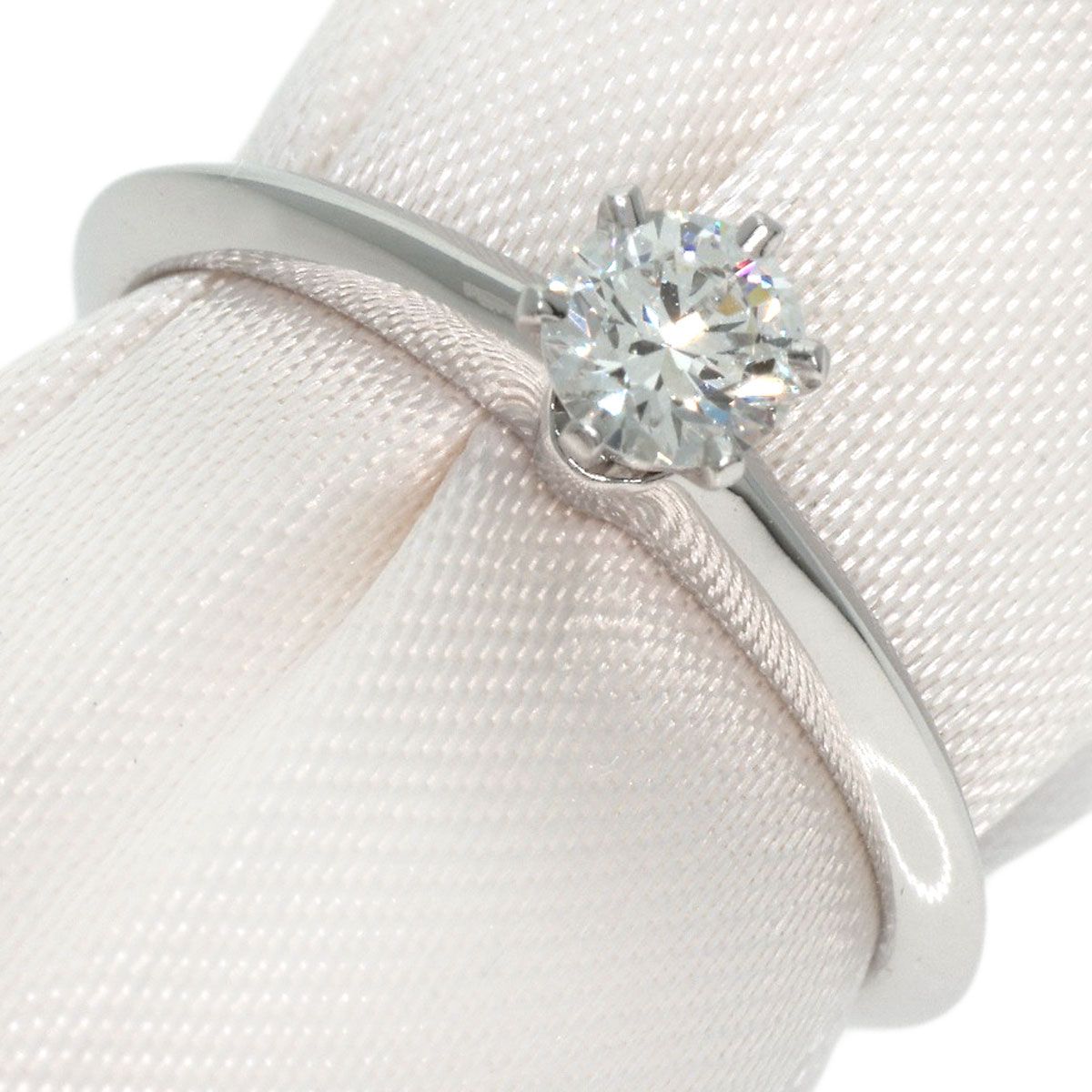 TIFFANY&Co. ティファニー ソリティア ナイフエッジ 1P ダイヤモンド 