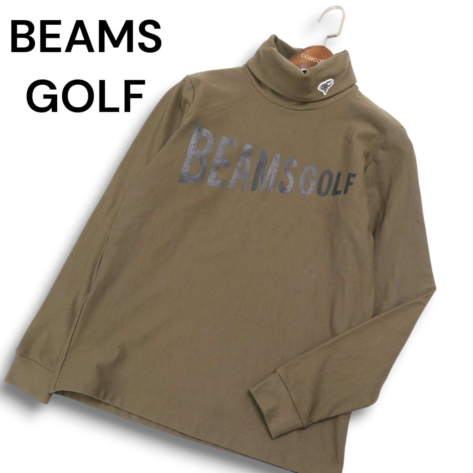 BEAMS GOLF ビームス ゴルフ 秋冬 ロゴ☆ 裏起毛 ハイネック 長袖 