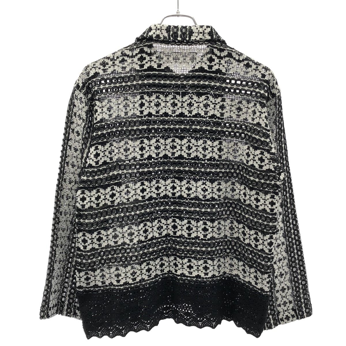 sara mallika サラ マリカ 25SS COTTON BORDER LACE TOP