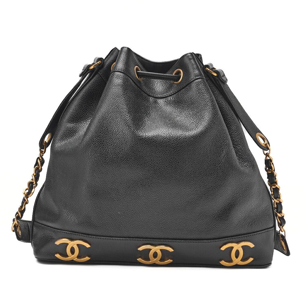 CHANEL シャネル チェーンショルダーバッグ キャビアスキン