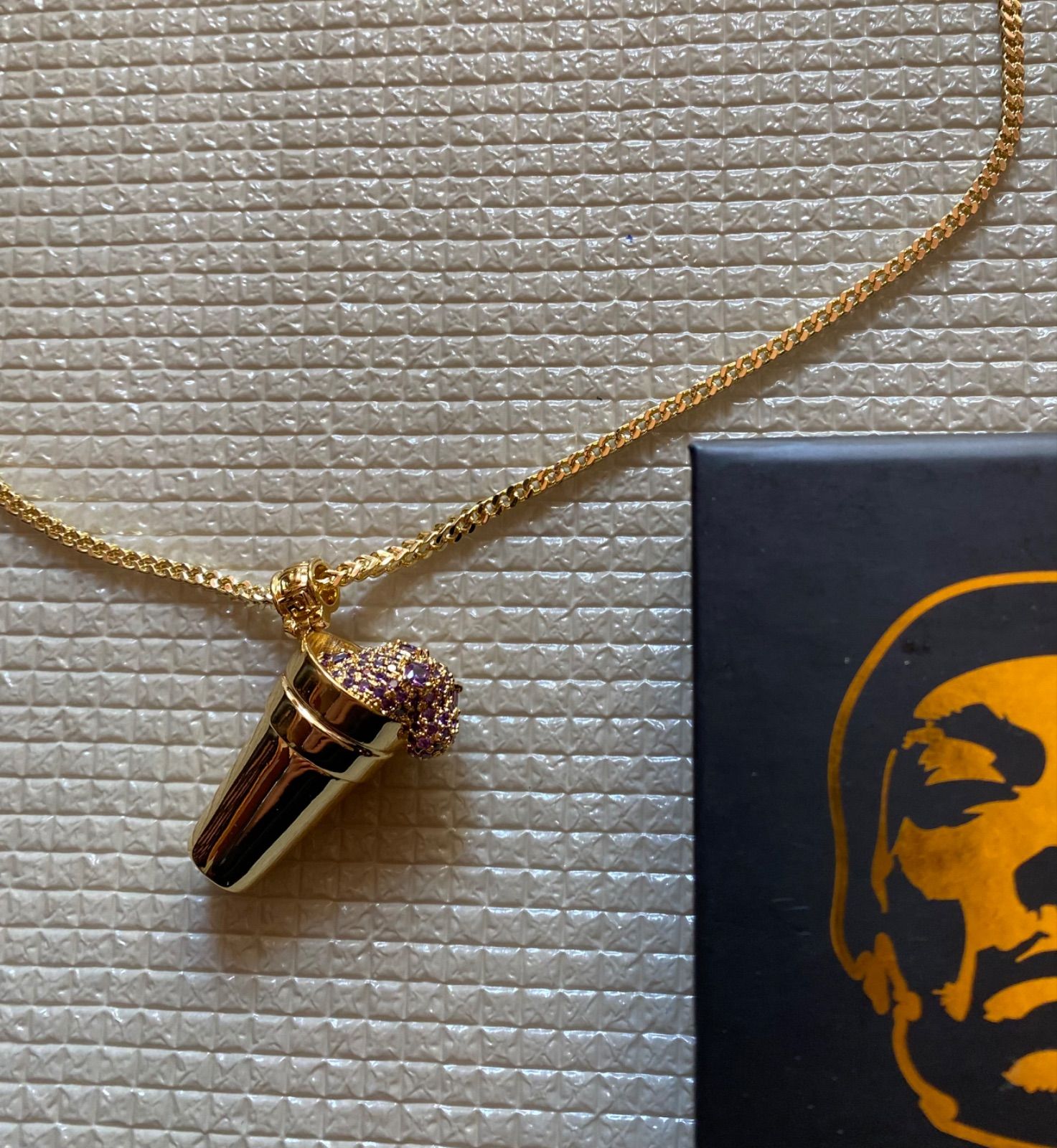 SNOOP DOGG x KING ICE PURPLE DRANK ネックレス Purple Drank Necklace | Hip Hop Jewelry | King Ice