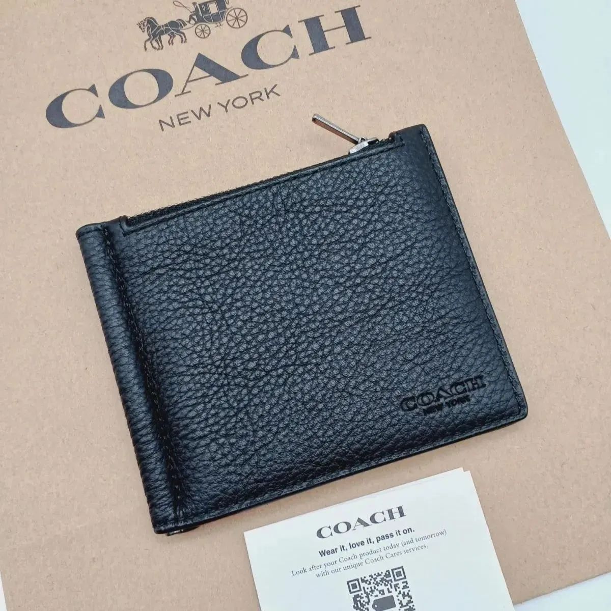 COACH マネークリップ 折り財布 ジップ メンズ商品 - punahele - メルカリ