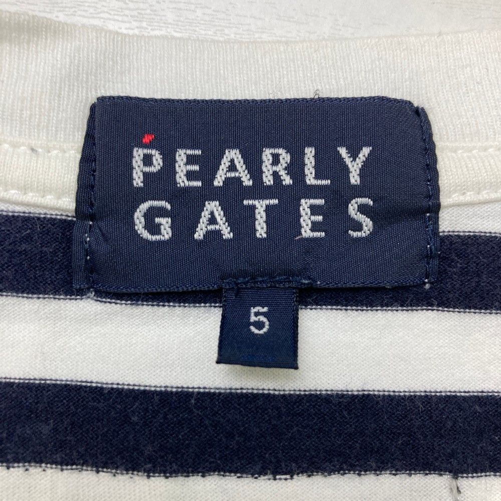 サイズ：5 PEARLY GATES パーリーゲイツ ×Disney 半袖Tシャツ