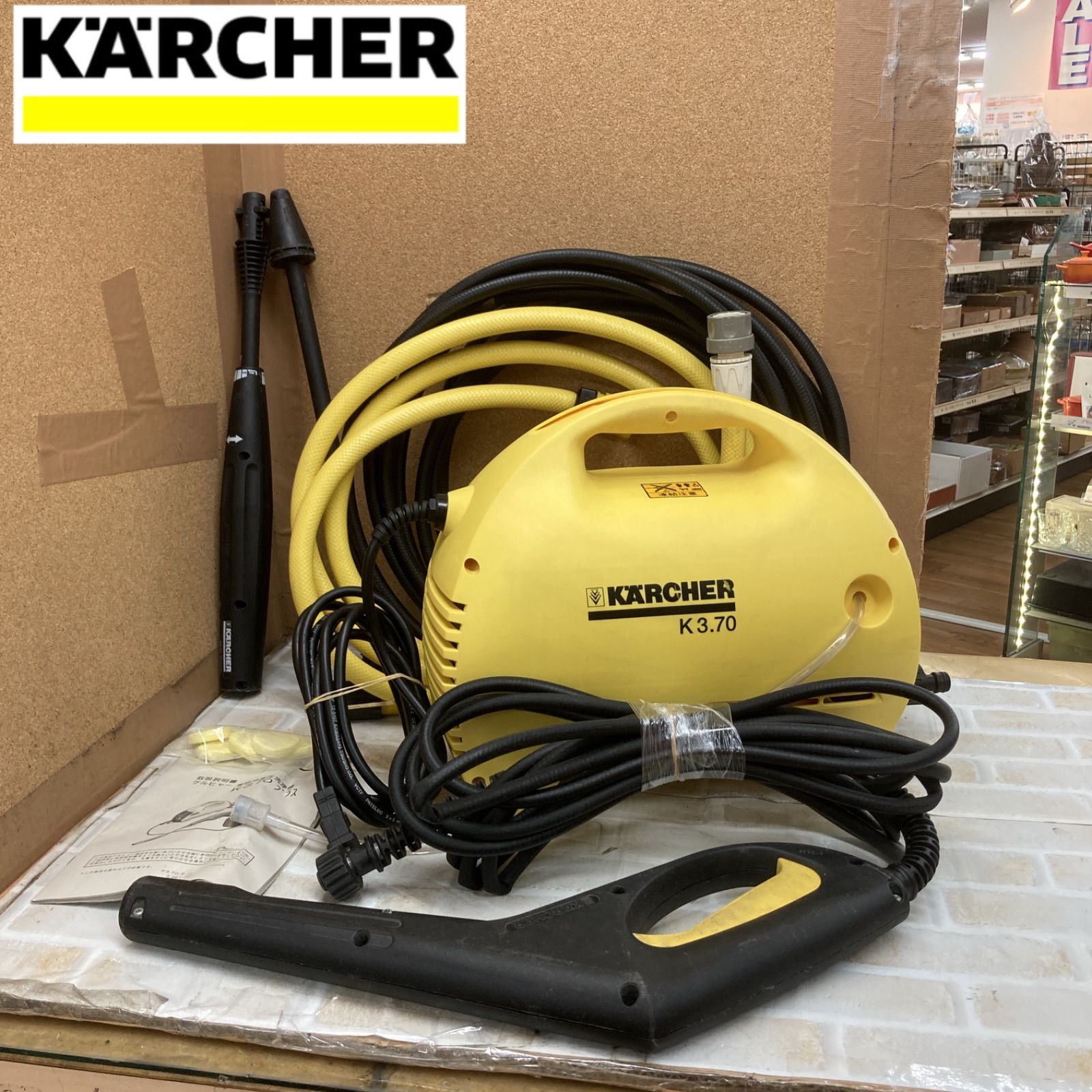 S779 KARCHER ケルヒャー K 3.70 高圧洗浄機 60Hz用 動作 済