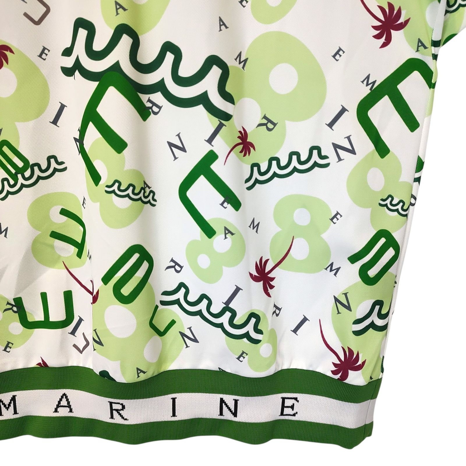 muta MARINE GOLF ムータ マリン ゴルフ 25SS 総柄 ヘムリブ