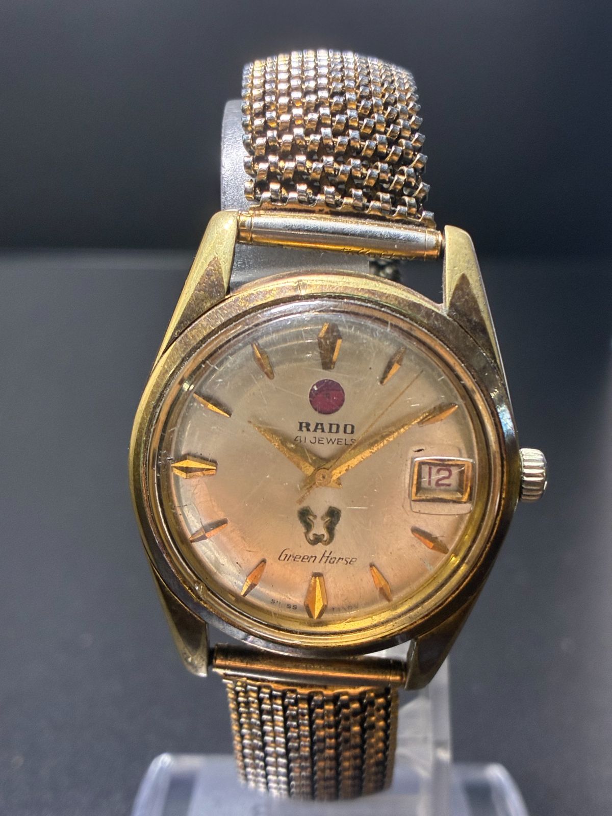 ラドー 時計 不動 グリーンホース B25083456