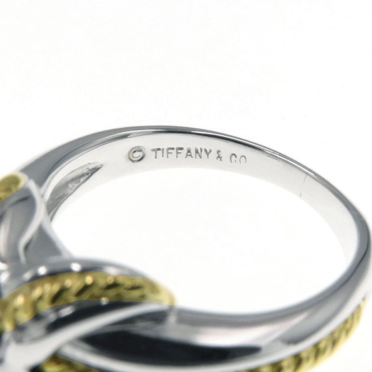 TIFFANY&Co. ティファニー シグネチャー リング・指輪 SV K18YG