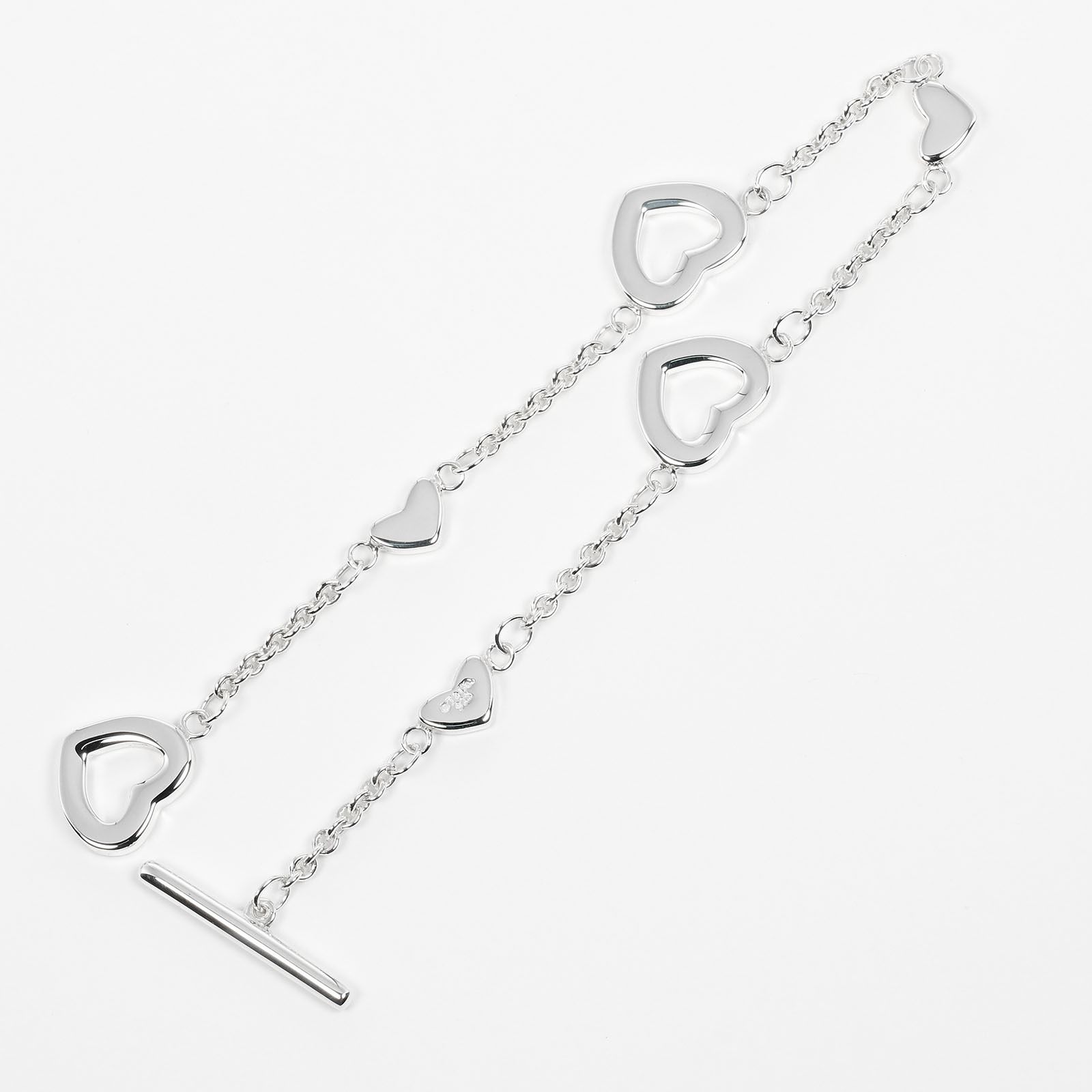 Tiffany&Co.ティファニーラリアットハート シルバーブレスレット 925