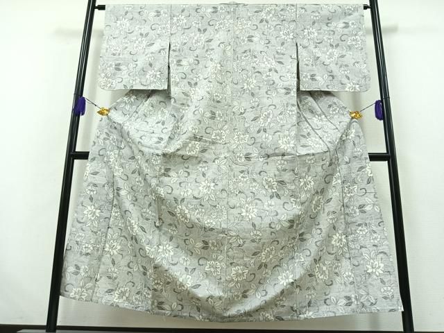 平和屋着物□上質な紬 人物風景文 正絹 逸品 AAAY5210nf