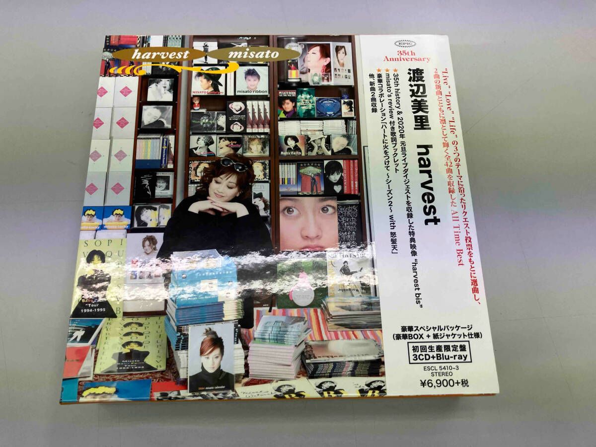 harvest(初回生産限定盤)(Blu-ray Disc付)(特典なし) 渡辺美里［CD］ Amazon.co.jp: 初回限定盤 渡辺美里 HARVEST 3CD＋Blu-ray 豪華