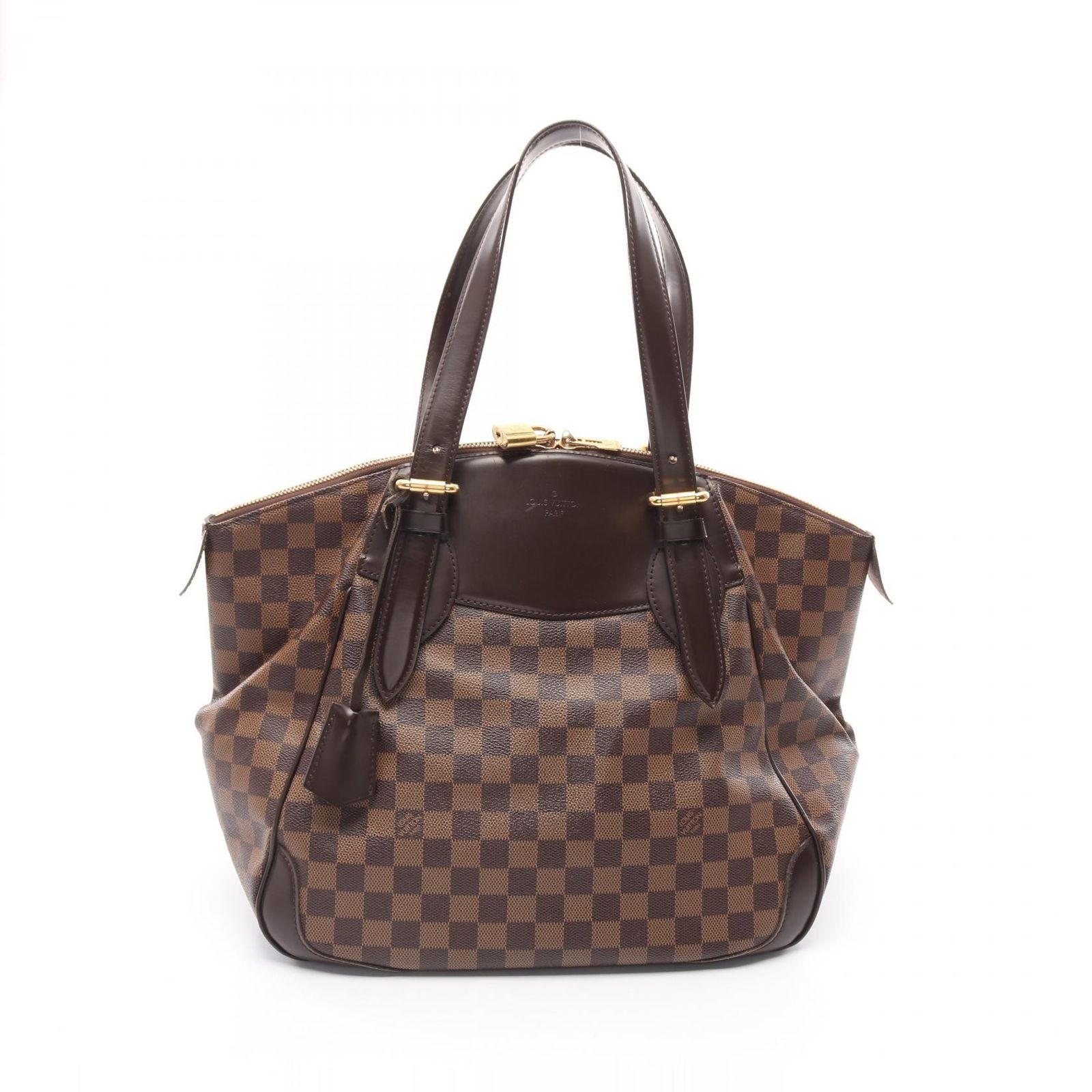 ルイ ヴィトン LOUIS VUITTON ショルダーバッグ ヴェローナGM ダミエエベヌ N41119 PVCコーティングキャンバス レザー ヴェローナGM レディース Used B