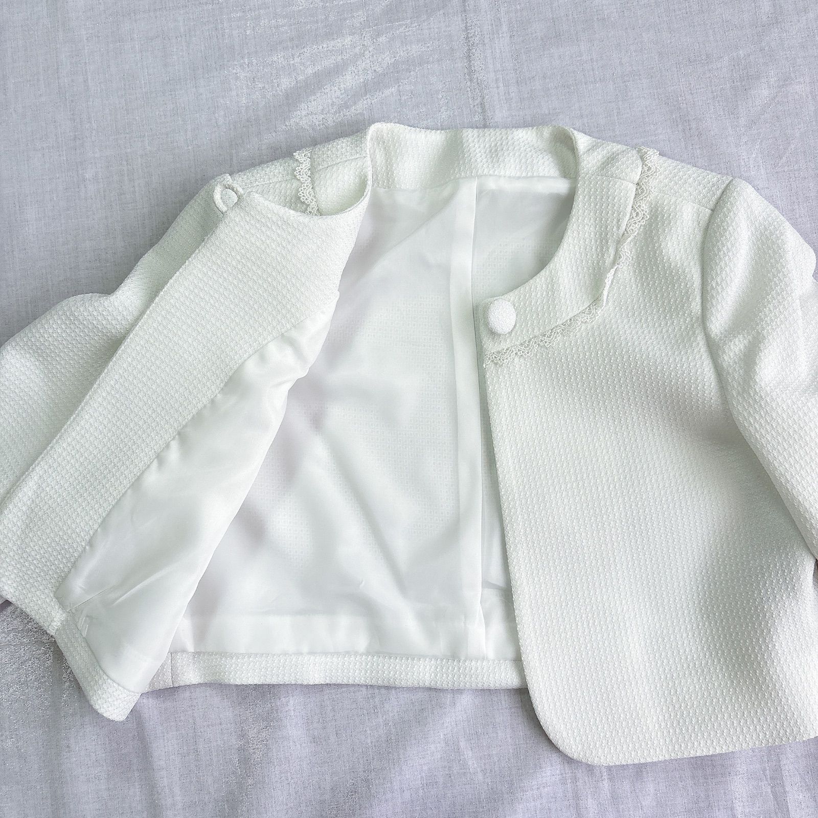 【130】ヒロミチナカノ フォーマル ワンピース セットアップ 女の子 美品 美品 hiromichi nakano ヒロミチナカノ 女の子 子供用 スーツ