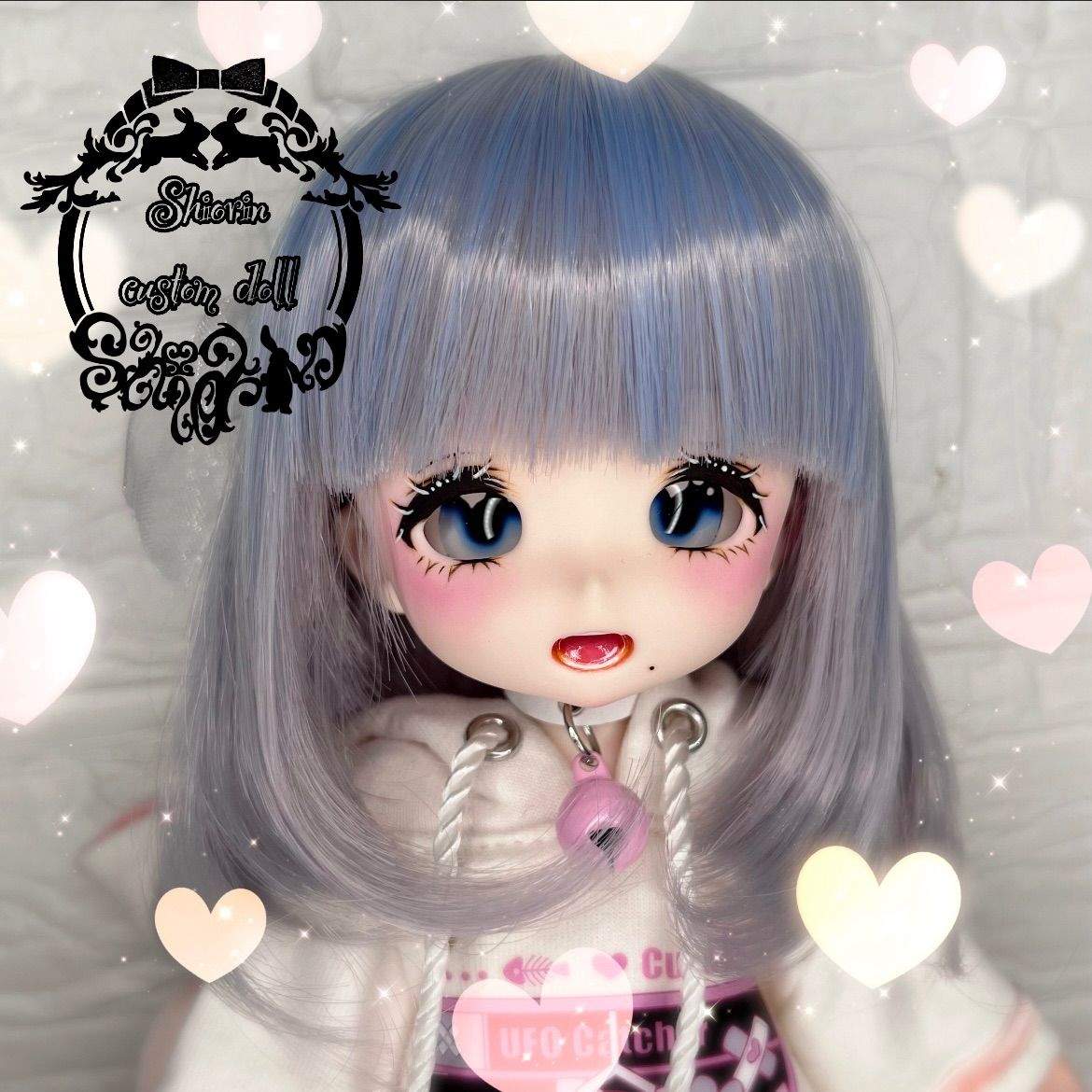 カスタムヘッド maydoll-Ning mengmao クソ ヘッド+ウィッグ