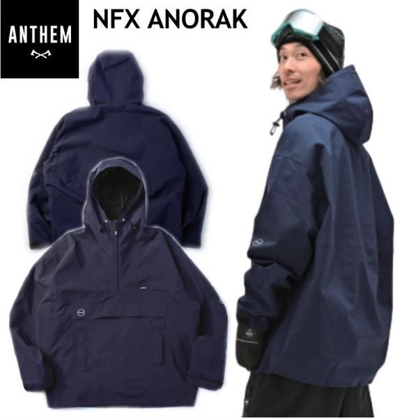 Lサイズ ◎ 24-25 ANTHEM NFX ANORAK JKT DARK NAVY AN2441