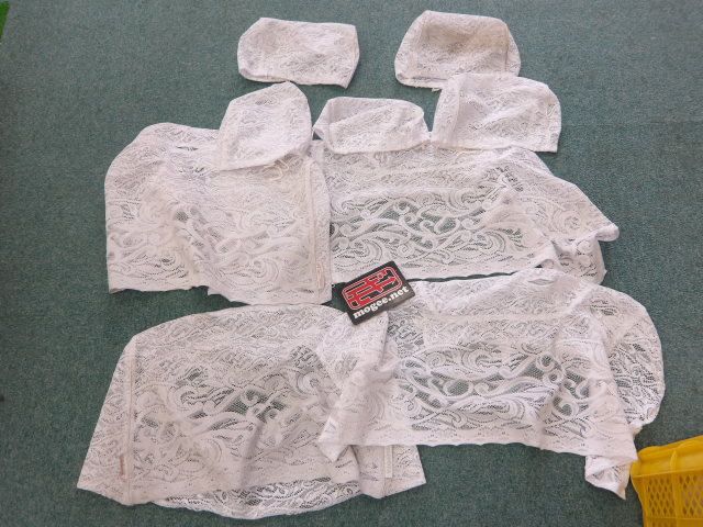 3FP4116 ANU3 トヨタ クラウン JZS179 後期型 ロイヤルサルーンFOUR Uパッケージ ハーフレースシートカバーセット