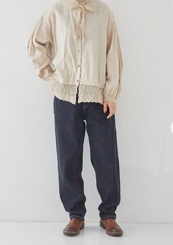 今だけ専用☆【試着のみ】nest Robe 切り替えレースブラウス 今