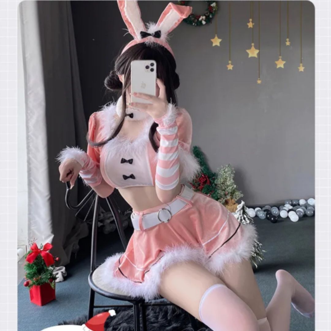 新品☆即発送❗残わずか❗】セクシーウサギ♥️クリスマス バニーガール コスプレ ピンク 可愛い セクシー メリークリスマス サンタクロース イベント  プレゼント 撮影会 衣装 新年会 忘年会 パーティー - メルカリ