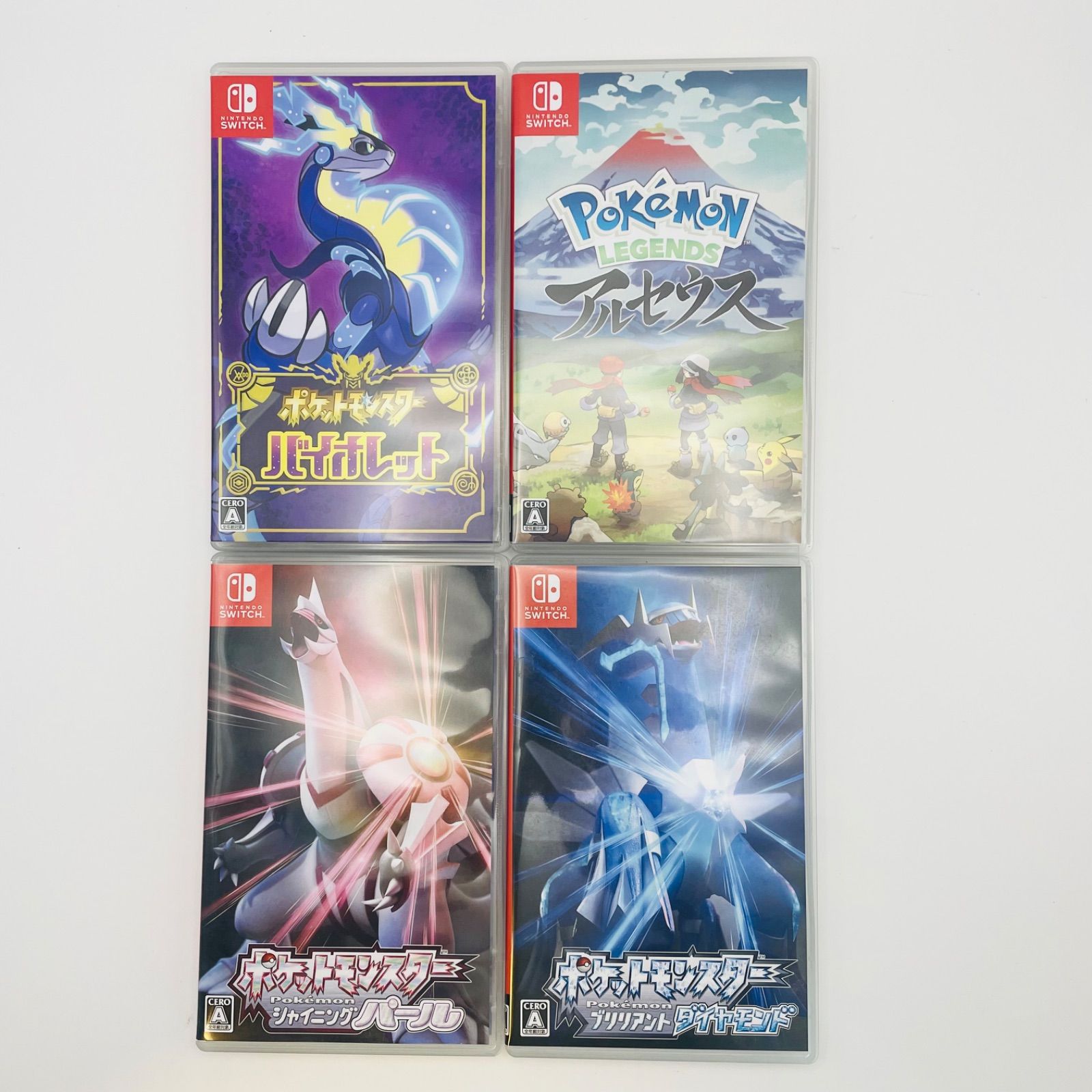 Switch ポケモン ソフト4点 ポケカ アルセウス付属 ニンテンドースイッチ