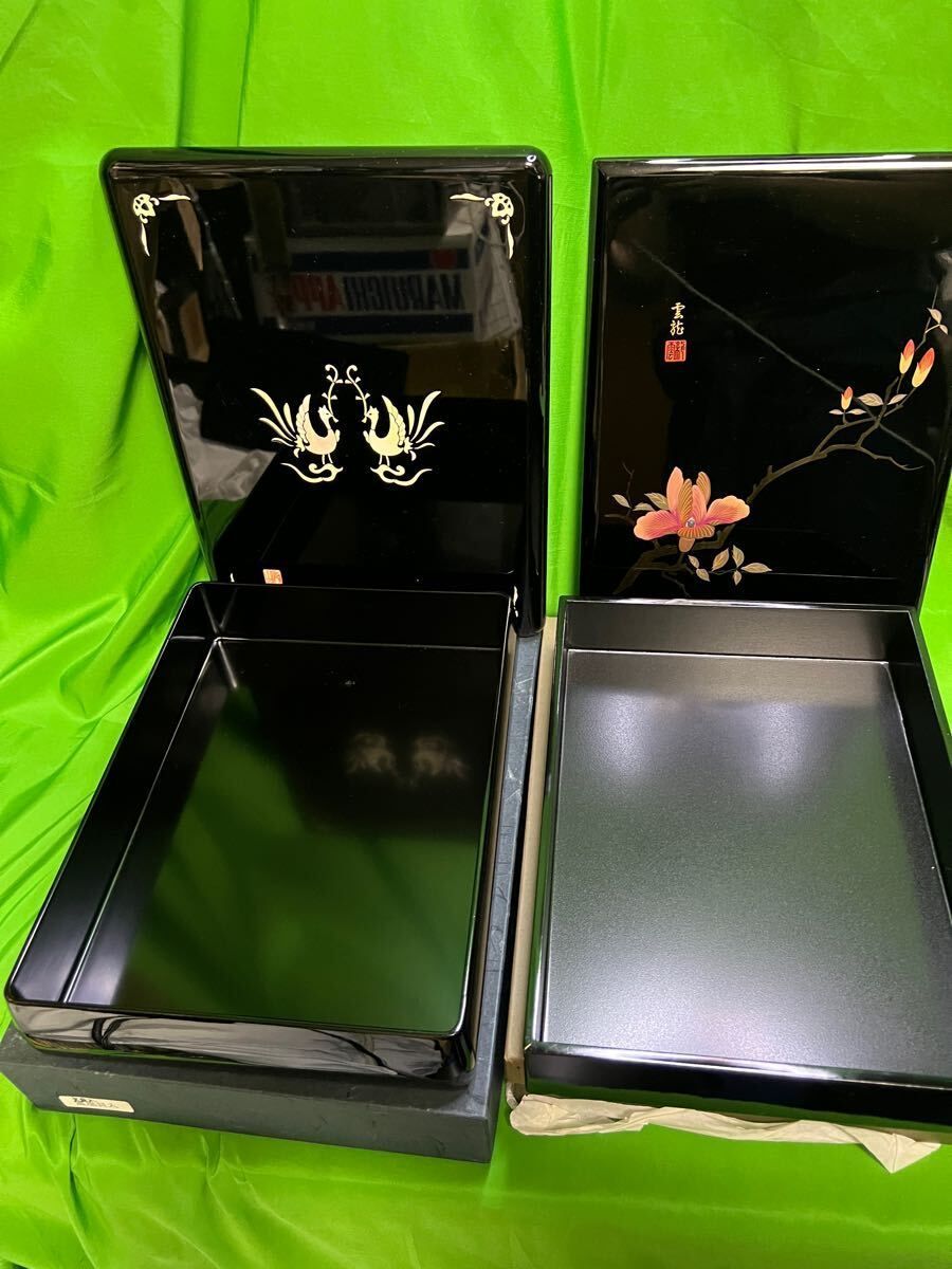 高級木製漆器　入れ物 高級木製漆器 小物入れ文具入れ！@Y左 - メルカリ