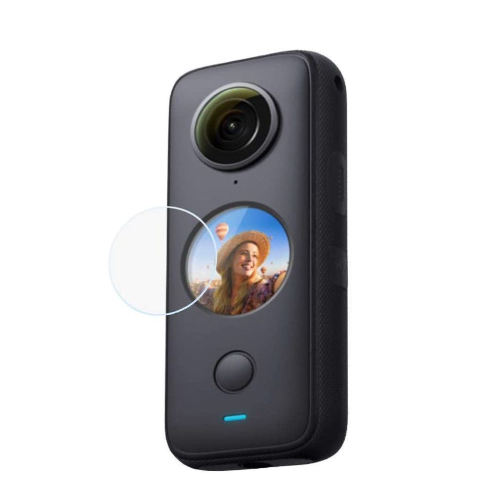 Insta360 X2用 クリア 保護フィルム フレーム粘着用 スクラッチ防止