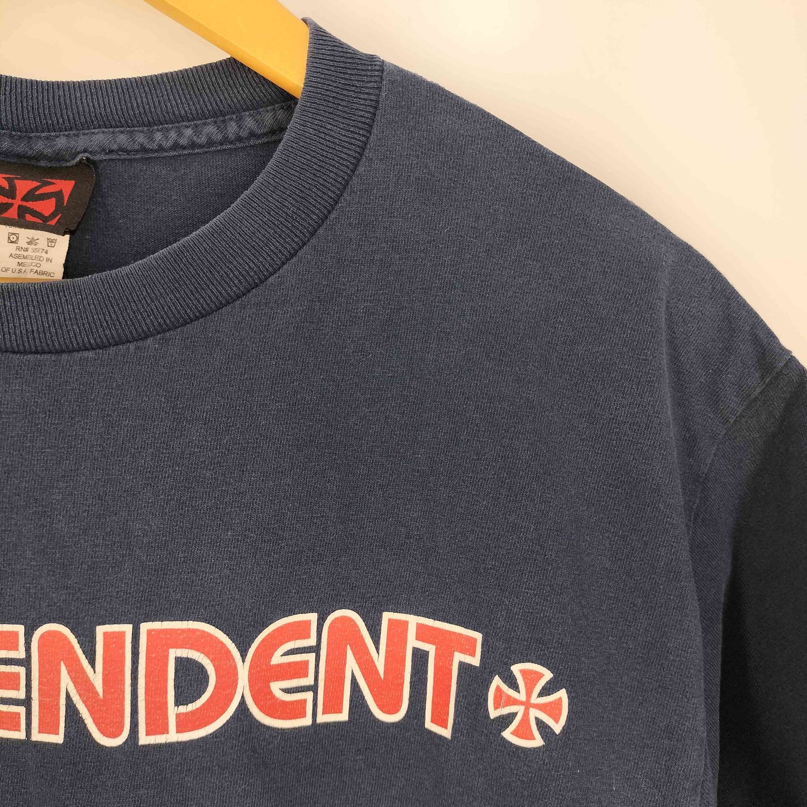 INDEPENDENT アイアンクロス　グレー フーディ　USA製　90s INDEPENDENT アイアンクロス グレー フーディ USA製 90s