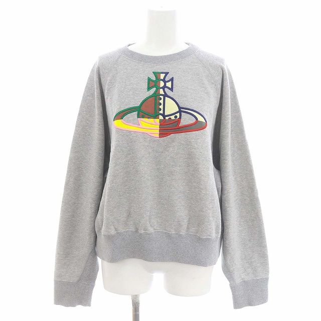 独創的 LABEL RED Westwood Vivienne グレー 00 スウェット トップス